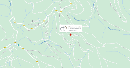 Hotel Faugères Ardèche (07) · Map Domaine de Chalvêches