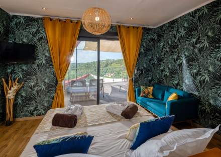 Luxury Spa Hotel Ardèche · Premium Deluxe Lodge Room Ardèche · Domaine de Chalvêches